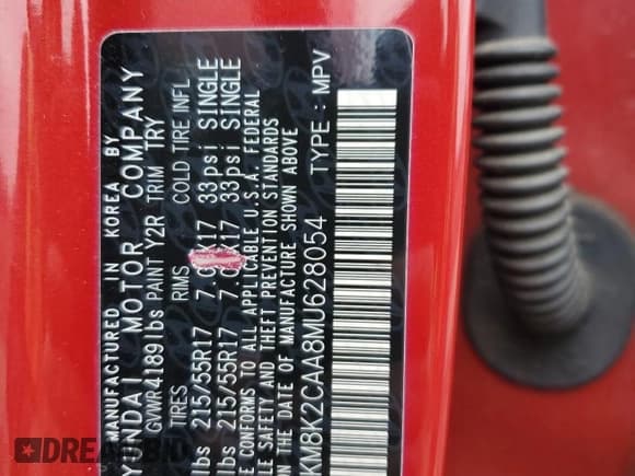 ✅ 2021 Hyundai Kona SEL • VIN: KM8K2CAA8MU628054 • Лот: 74726703. Опубликован ранее на Copart с пробегом 21 495 миль. Бесплатный доступ к архиву аукционных продаж из США и подробный отчёт об истории автомобиля на DreamBid. Изображение 13.