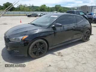 2019 Hyundai Veloster Turbo R-Spec с VIN KMHTH6AB9KU015175, выставлен на аукционе Copart как лот 58852874 с пробегом 75 256 миль миль и Списание • Salvage title. История ставок и продаж доступна на DreamBid. Изображение 1.