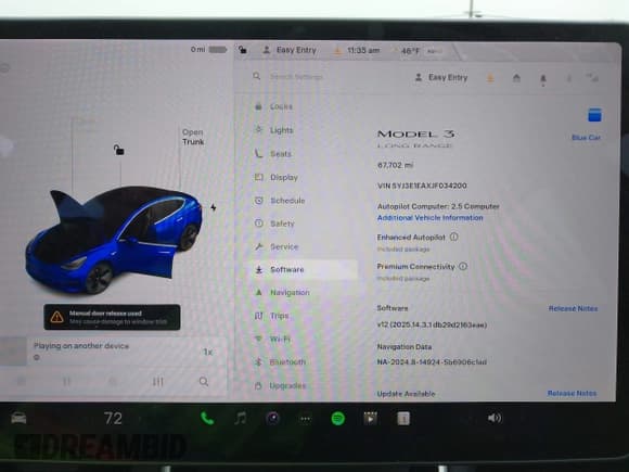 ✅ 2018 Tesla Model 3 Long Range Battery • VIN: 5YJ3E1EAXJF034200 • Lot: 43890914. Wystawiony na IAAI z przebiegiem 67 702 mil. Bezpłatny archiwum sprzedaży aukcyjnych z USA i szczegółowy raport historii pojazdu na DreamBid. Zdjęcie 7.
