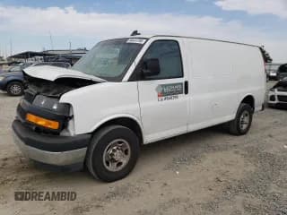 ✅ 2022 Chevrolet Express Cargo • VIN: 1GCWGAFP6N1206960 • Lot: 85593115. Listed on Copart with 57,513 mi. Free auction sales archive from the USA and detailed vehicle history report at DreamBid. Image 1.