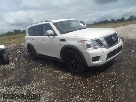 ✅ 2017 Nissan Armada Platinum • VIN: JN8AY2NF7H9301981 • Lot: 42356700. Listed on IAAI with 181,724 mi. Free auction sales archive from the USA and detailed vehicle history report at DreamBid. Image 1.
