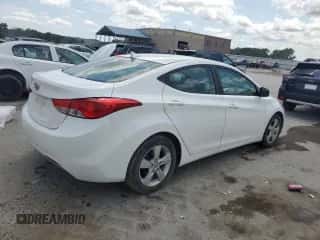 2013 Hyundai Elantra GLS z VIN 5NPDH4AE4DH304727, wystawiony jako Copart lot #62575475 z przebiegiem 144 792 mil mil oraz Szkoda całkowita • Salvage title. Historia ofert i sprzedaży dostępna na DreamBid. Obrazek 3.
