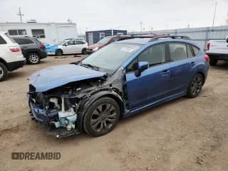 ✅ 2016 Subaru Impreza Special Sports Limited • VIN: JF1GPAU6XG8327490 • Lot: 92272845. Listed on Copart with 58,649 mi. Free auction sales archive from the USA and detailed vehicle history report at DreamBid. Image 1.