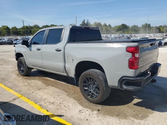 ✅ 2024 Chevrolet Silverado 1500 Custom Trail Boss • VIN: 3GCPDCEKXRG227090 • Lot: 81026295. Listed on Copart with 22,998 mi. Free auction sales archive from the USA and detailed vehicle history report at DreamBid. Image 2.