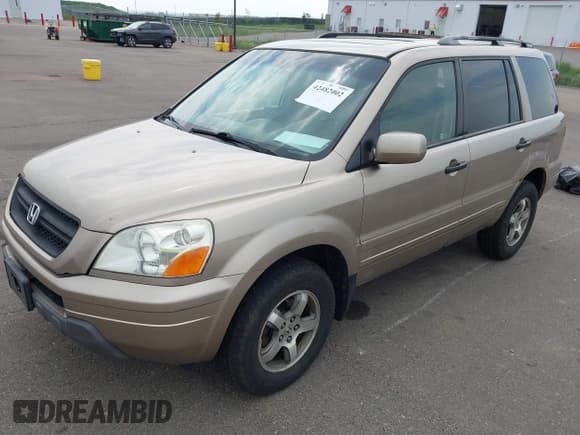 ✅ 2005 Honda Pilot EX-L • VIN: 5FNYF18535B053825 • Lot: 42482002. Listed on IAAI with 230,606 mi. Free auction sales archive from the USA and detailed vehicle history report at DreamBid. Image 2.