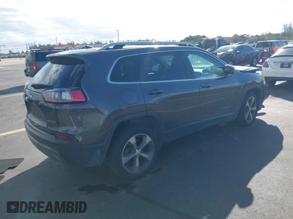 ✅ 2019 Jeep Cherokee Limited • VIN: 1C4PJLDB7KD479425 • Lot: 43591556. Listed on IAAI with 98,041 mi. Free auction sales archive from the USA and detailed vehicle history report at DreamBid. Image 4.