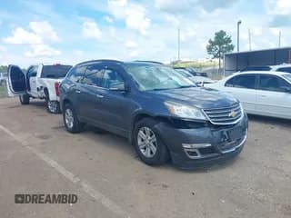 ✅ 2013 Chevrolet Traverse LT • VIN: 1GNKVJKD5DJ117712 • Lot: 42635853. Wystawiony na IAAI z przebiegiem 168 554 mil. Bezpłatny archiwum sprzedaży aukcyjnych z USA i szczegółowy raport historii pojazdu na DreamBid. Zdjęcie 1.