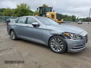 2015 Hyundai Genesis 3.8L with VIN KMHGN4JE1FU049934, listed as a Copart auction lot 74119474 with 126,912 mi miles and Salvage title. Bid and sale history available at DreamBid. Image 4.