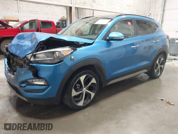 2017 Hyundai Tucson Sport with VIN KM8J33A29HU531453, listed as a IAAI auction lot 43561008 with 25,205 mi miles and . Bid and sale history available at DreamBid. Image 2.