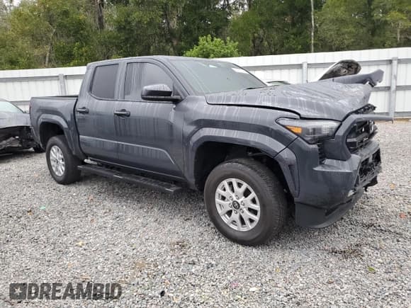 ✅ 2025 Toyota Tacoma SR • VIN: 3TYKD5HN4ST028589 • Lot: 90097295. Listed on Copart with 12,016 mi. Free auction sales archive from the USA and detailed vehicle history report at DreamBid. Image 4.