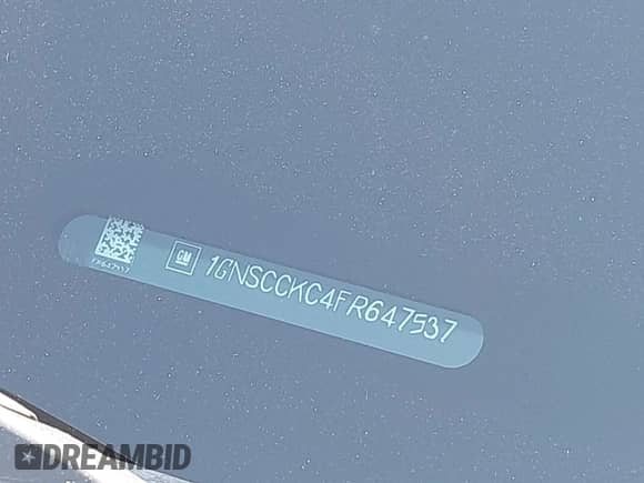 2015 Chevrolet Tahoe LTZ z VIN 1GNSCCKC4FR647537, wystawiony jako IAAI lot #43474774 z przebiegiem 109 522 mil mil oraz . Historia ofert i sprzedaży dostępna na DreamBid. Obrazek 18.