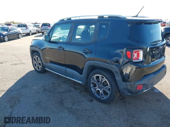✅ 2016 Jeep Renegade Limited • VIN: ZACCJADT7GPC84722 • Lot: 43863439. Listed on IAAI with 52,389 mi. Free auction sales archive from the USA and detailed vehicle history report at DreamBid. Image 3.