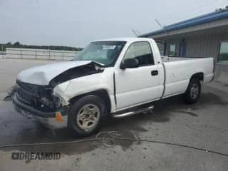 2001 Chevrolet Silverado 1500 with VIN 1GCEC14W61Z164397, listed as a Copart auction lot 80080225 with 398,139 mi miles and Salvage title. Bid and sale history available at DreamBid. Image 1.