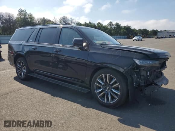 ✅ 2023 Cadillac Escalade ESV 4WD Sport Platinum • VIN: 1GYS4RKL6PR231414 • Лот: 64904735. Опубликован ранее на Copart с пробегом 95 666 миль. Бесплатный доступ к архиву аукционных продаж из США и подробный отчёт об истории автомобиля на DreamBid. Изображение 4.