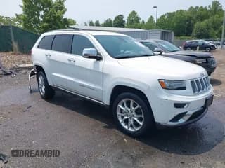 ✅ 2014 Jeep Grand Cherokee Summit • VIN: 1C4RJFJT2EC154697 • Lot: 42418005. Listed on IAAI with 25,852 mi. Free auction sales archive from the USA and detailed vehicle history report at DreamBid. Image 1.