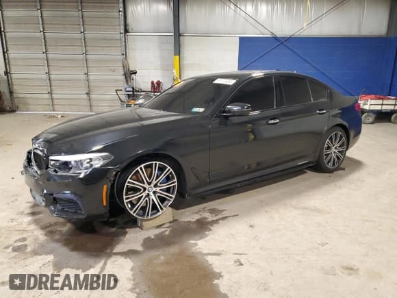 ✅ 2018 BMW 5 Series 540i xDrive • VIN: WBAJE7C52JWD51996 • Лот: 91370455. Опубликован ранее на Copart с пробегом Не указан. Бесплатный доступ к архиву аукционных продаж из США и подробный отчёт об истории автомобиля на DreamBid. Изображение 1.