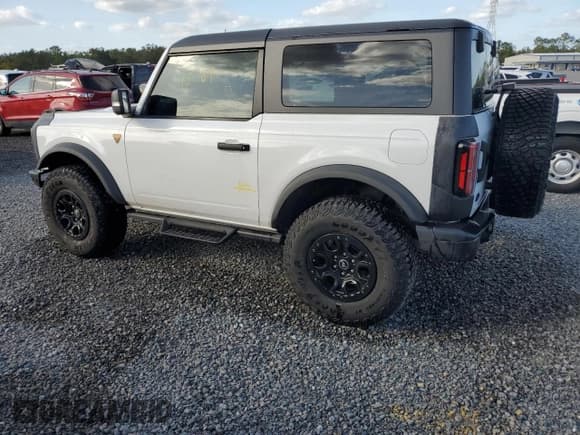 ✅ 2023 Ford Bronco • VIN: 1FMDE5CH4PLB68214 • Lot: 80103624. Listed on Copart with 15,189 mi. Free auction sales archive from the USA and detailed vehicle history report at DreamBid. Image 2.