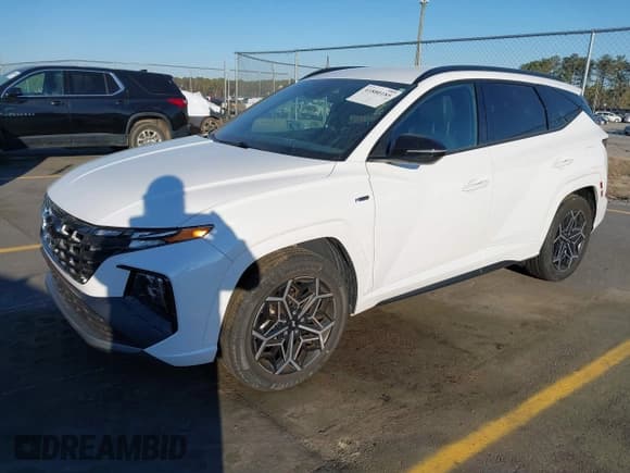 ✅ 2022 Hyundai Tucson N Line • VIN: KM8JF3AE6NU122193 • Lot: 41880185. Wystawiony na IAAI z przebiegiem 17 966 mil. Bezpłatny archiwum sprzedaży aukcyjnych z USA i szczegółowy raport historii pojazdu na DreamBid. Zdjęcie 2.