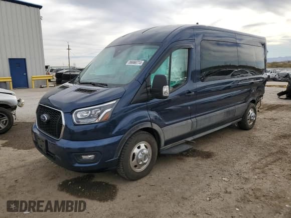 ✅ 2021 Ford Transit Passenger XL • VIN: 1FBAX9CG4MKA02913 • Лот: 86666774. Опубликован ранее на Copart с пробегом 29 881 миль. Бесплатный доступ к архиву аукционных продаж из США и подробный отчёт об истории автомобиля на DreamBid. Изображение 1.