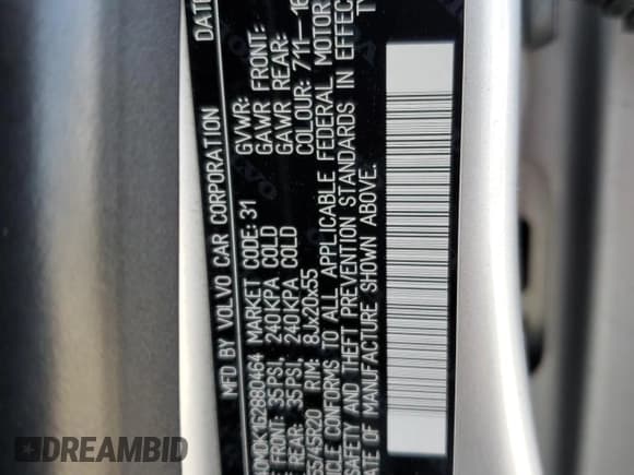 ✅ 2016 Volvo XC60 T5 Drive-E Premier • VIN: YV440MDK1G2880464 • Lot: 89883045. Listed on Copart with 134,277 mi. Free auction sales archive from the USA and detailed vehicle history report at DreamBid. Image 13.