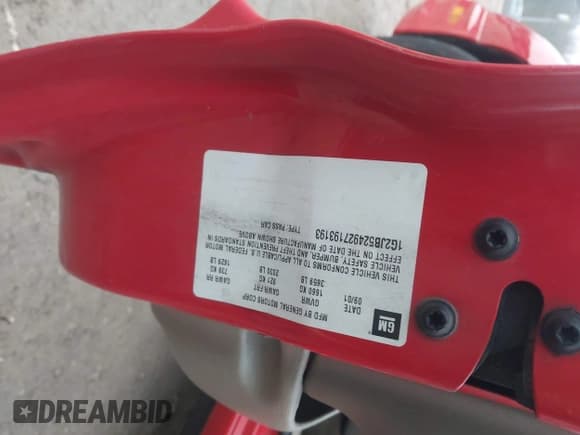 ✅ 2002 Pontiac Sunfire SE • VIN: 1G2JB524927193193 • Лот: 43758253. Опубликован ранее на IAAI с пробегом Не указан. Бесплатный доступ к архиву аукционных продаж из США и подробный отчёт об истории автомобиля на DreamBid. Изображение 9.