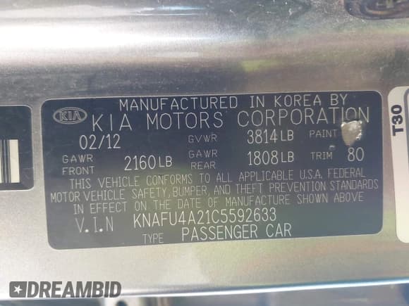 ✅ 2012 Kia Forte EX • VIN: KNAFU4A21C5592633 • Lot: 43353799. Wystawiony na IAAI z przebiegiem 207 408 mil. Bezpłatny archiwum sprzedaży aukcyjnych z USA i szczegółowy raport historii pojazdu na DreamBid. Zdjęcie 9.