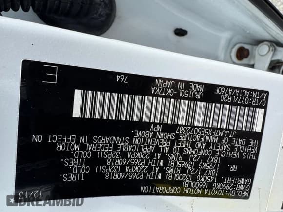 ✅ 2014 Lexus GX 460 Luxury • VIN: JTJJM7FX5E5072387 • Lot: 57472995. Wystawiony na Copart z przebiegiem 161 457 mil. Bezpłatny archiwum sprzedaży aukcyjnych z USA i szczegółowy raport historii pojazdu na DreamBid. Zdjęcie 10.