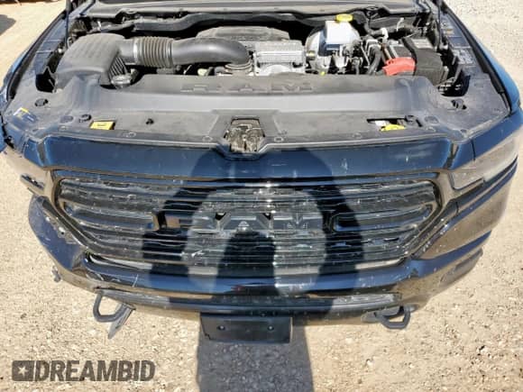 2024 Ram 1500 Limited with VIN 1C6SRFHTXRN153220, listed as a Copart auction lot 61267535 with 22,490 mi miles and Salvage title. Bid and sale history available at DreamBid. Image 11.