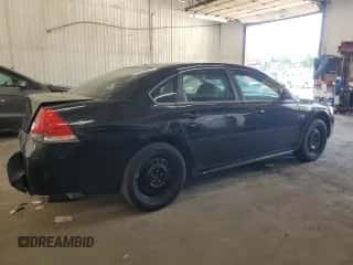 2013 Chevrolet Impala Police with VIN 2G1WD5E3XD1258334, listed as a Copart auction lot 61849625 with 99,903 mi miles and Salvage title. Bid and sale history available at DreamBid. Image 3.