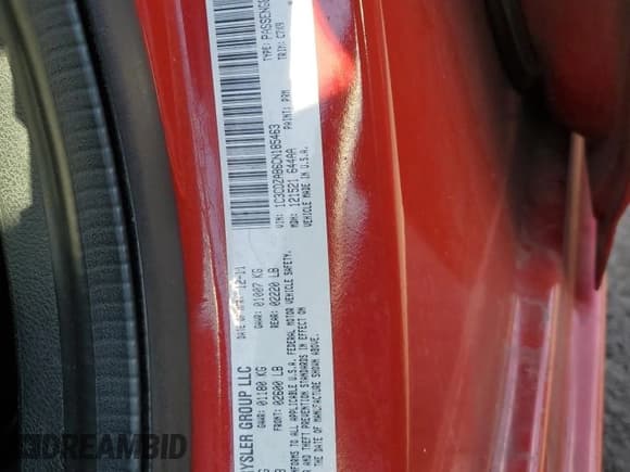 ✅ 2012 Dodge Avenger SE • VIN: 1C3CDZAB6CN185463 • Лот: 80276324. Опубликован ранее на Copart с пробегом 189 416 миль. Бесплатный доступ к архиву аукционных продаж из США и подробный отчёт об истории автомобиля на DreamBid. Изображение 13.