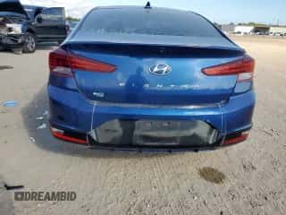 2020 Hyundai Elantra SEL with VIN 5NPD84LF0LH540358, listed as a Copart auction lot 82253045 with 79,669 mi miles and Salvage title. Bid and sale history available at DreamBid. Image 6.
