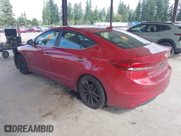 ✅ 2017 Hyundai Elantra SE • VIN: 5NPD84LFXHH086076 • Lot: 42662791. Listed on IAAI with 119,094 mi. Free auction sales archive from the USA and detailed vehicle history report at DreamBid. Image 3.