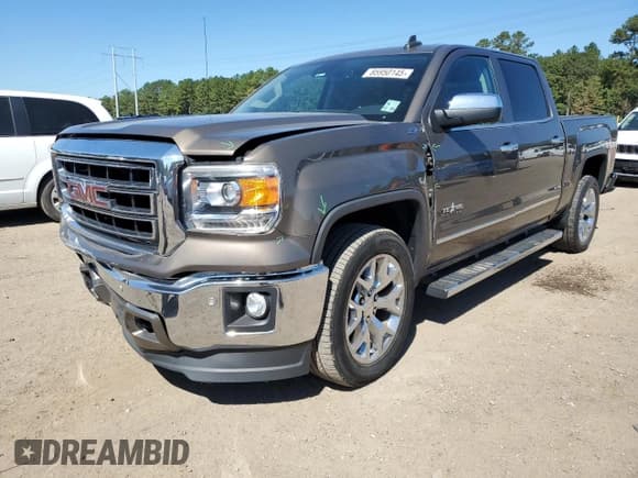 ✅ 2015 GMC Sierra 1500 SLT • VIN: 3GTP1VEC2FG142477 • Лот: 85950145. Опубликован ранее на Copart с пробегом 116 218 миль. Бесплатный доступ к архиву аукционных продаж из США и подробный отчёт об истории автомобиля на DreamBid. Изображение 1.