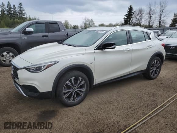 ✅ 2018 Infiniti QX30 Premium • VIN: SJKCH5CR9JA047937 • Lot: 56475755. Listed on Copart with 124,011 mi. Free auction sales archive from the USA and detailed vehicle history report at DreamBid. Image 1.