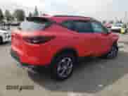 2023 Chevrolet Blazer LT z VIN 3GNKBCR49PS227045, wystawiony jako Copart lot #65666434 z przebiegiem 4 080 mil mil oraz Szkoda całkowita • Salvage title. Historia ofert i sprzedaży dostępna na DreamBid. Obrazek 3.