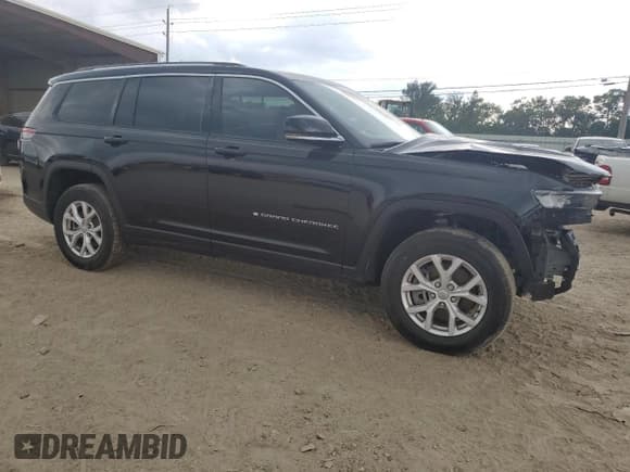 ✅ 2022 Jeep Grand Cherokee Limited • VIN: 1C4RJKBG6N8587372 • Lot: 58485434. Listed on Copart with 17,996 mi. Free auction sales archive from the USA and detailed vehicle history report at DreamBid. Image 4.