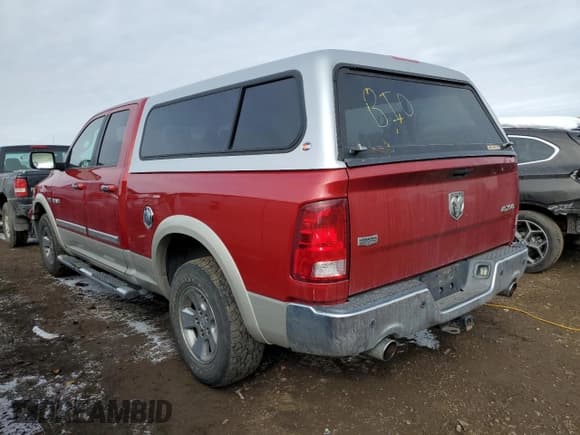 ✅ 2010 Dodge 1500 SLT • VIN: 1D7RV1GT7AS114314 • Lot: 46285455. Wystawiony na Copart z przebiegiem 195 825 mil. Bezpłatny archiwum sprzedaży aukcyjnych z USA i szczegółowy raport historii pojazdu na DreamBid. Zdjęcie 2.