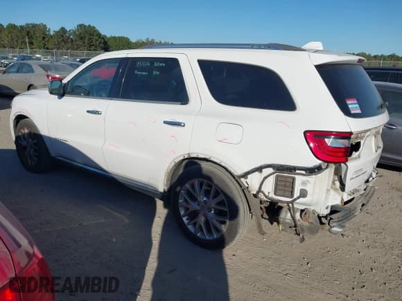 ✅ 2014 Dodge Durango Citadel • VIN: 1C4RDHEG8EC467835 • Lot: 43689991. Listed on IAAI with 121,306 mi. Free auction sales archive from the USA and detailed vehicle history report at DreamBid. Image 3.