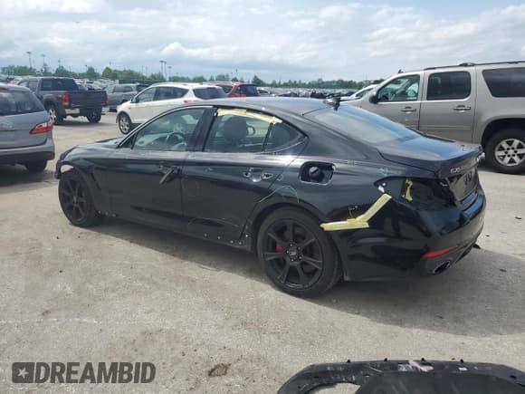 ✅ 2019 Genesis G70 Advanced • VIN: KMTG34LE2KU014662 • Lot: 54937865. Listed on Copart with 77,111 mi. Free auction sales archive from the USA and detailed vehicle history report at DreamBid. Image 2.