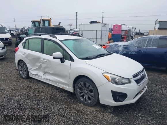 ✅ 2013 Subaru Impreza Special Sports Premium • VIN: JF1GPAL63DH863453 • Lot: 43473034. Listed on IAAI with 105,129 mi. Free auction sales archive from the USA and detailed vehicle history report at DreamBid. Image 1.