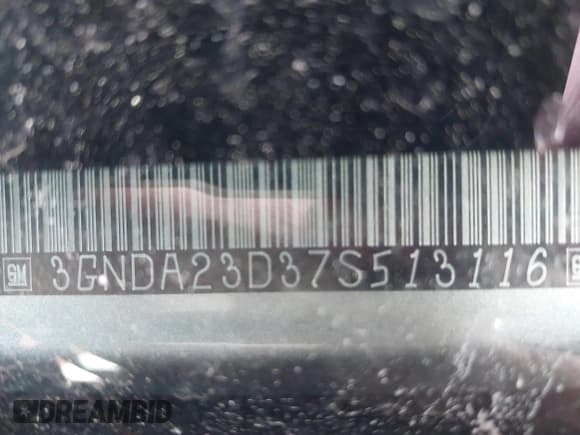 ✅ 2007 Chevrolet HHR LT • VIN: 3GNDA23D37S513116 • Lot: 42289854. Listed on IAAI with 120,982 mi. Free auction sales archive from the USA and detailed vehicle history report at DreamBid. Image 9.