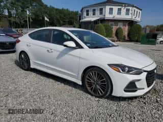 2017 Hyundai Elantra Sport с VIN KMHD04LBXHU317094, выставлен на аукционе Copart как лот 82042615 с пробегом 80 000 миль миль и Списание • Salvage title. История ставок и продаж доступна на DreamBid. Изображение 4.