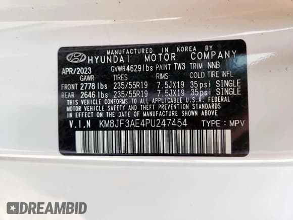 ✅ 2023 Hyundai Tucson N Line • VIN: KM8JF3AE4PU247454 • Lot: 61161905. Wystawiony na Copart z przebiegiem 23 117 mil. Bezpłatny archiwum sprzedaży aukcyjnych z USA i szczegółowy raport historii pojazdu na DreamBid. Zdjęcie 13.