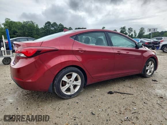 2016 Hyundai Elantra SE with VIN 5NPDH4AE0GH775049, listed as a Copart auction lot 64575325 with 107,542 mi miles and Clean title. Bid and sale history available at DreamBid. Image 3.