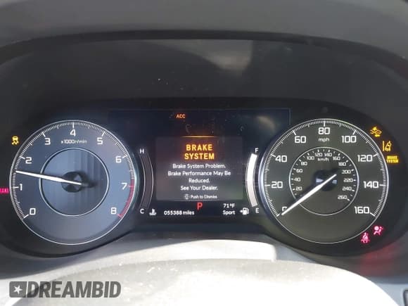 ✅ 2020 Acura RDX Technology • VIN: 5J8TC2H5XLL017439 • Lot: 42243172. Listed on IAAI with 55,388 mi. Free auction sales archive from the USA and detailed vehicle history report at DreamBid. Image 7.