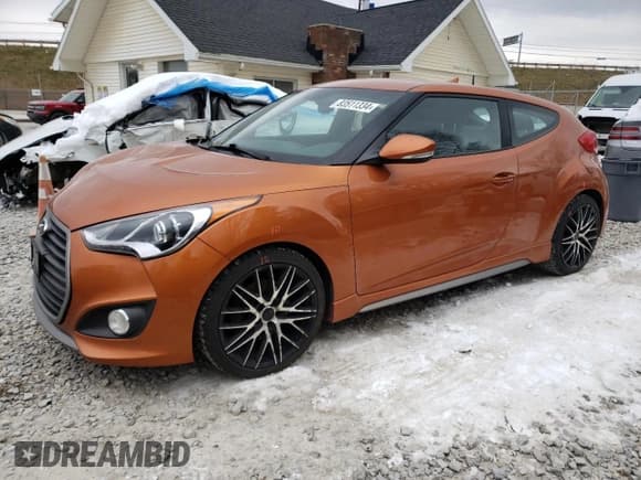✅ 2016 Hyundai Veloster Turbo • VIN: KMHTC6AE5GU270521 • Lot: 83511334. Listed on Copart with 197,171 mi. Free auction sales archive from the USA and detailed vehicle history report at DreamBid. Image 1.