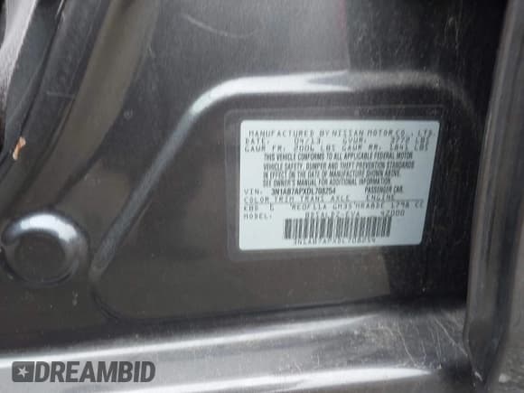 ✅ 2013 Nissan Sentra SR • VIN: 3N1AB7APXDL708254 • Lot: 43674128. Wystawiony na IAAI z przebiegiem 82 940 mil. Bezpłatny archiwum sprzedaży aukcyjnych z USA i szczegółowy raport historii pojazdu na DreamBid. Zdjęcie 9.