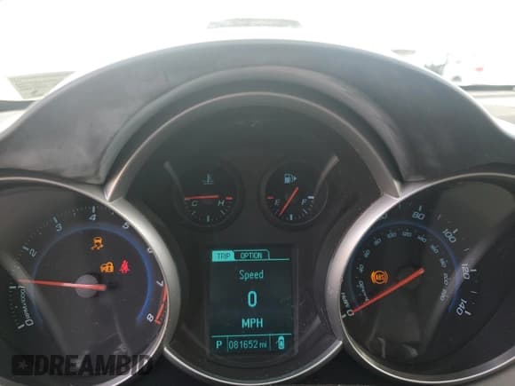 ✅ 2014 Chevrolet Cruze LS • VIN: 1G1PA5SG0E7275264 • Lot: 91307435. Listed on Copart with 81,652 mi. Free auction sales archive from the USA and detailed vehicle history report at DreamBid. Image 9.