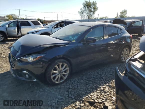 ✅ 2016 Mazda 3 S Grand Touring • VIN: JM1BM1N33G1312713 • Lot: 84608005. Listed on Copart with 48,987 mi. Free auction sales archive from the USA and detailed vehicle history report at DreamBid. Image 1.