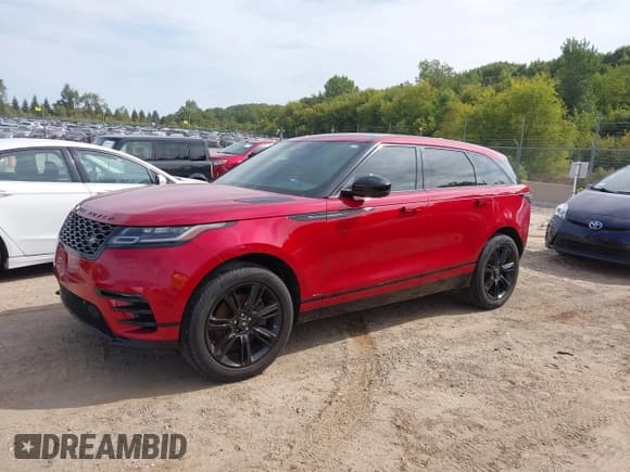 ✅ 2021 Land Rover Range Rover Velar R-Dynamic S • VIN: SALYT2EX1MA316687 • Lot: 43164937. Listed on IAAI with 66,177 mi. Free auction sales archive from the USA and detailed vehicle history report at DreamBid. Image 2.